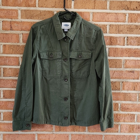Old Navy Jackets & Blazers - OLD NAVY Green Shirt Jacket